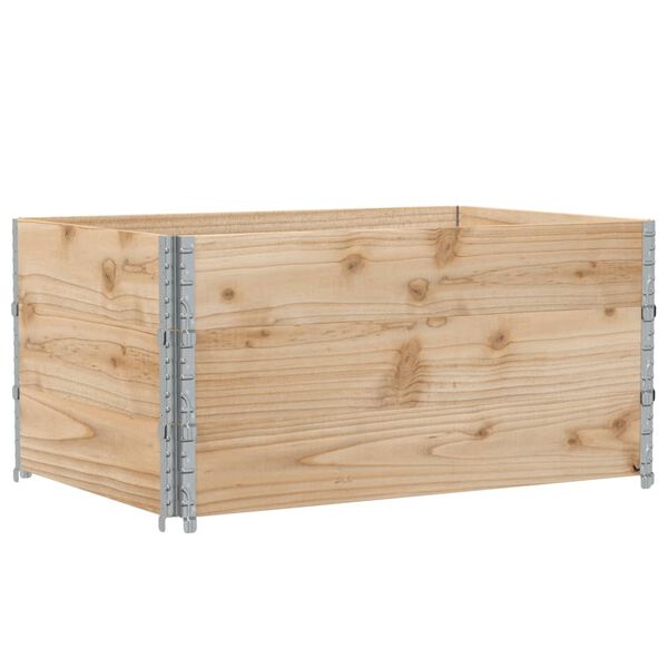 vidaXL Pallekarmer 3 stk 120x80 cm heltre furu