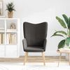 vidaXL lenestol Mørkegrå 62 x 67 x 95,5 cm Sherpa-stoff