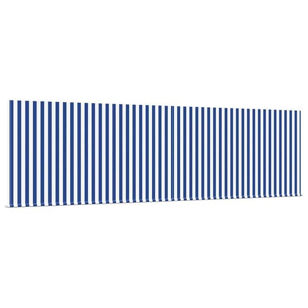 vidaXL Innvendbar Markise Bl&aring; og hvit 400 &times; 300 cm