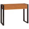 vidaXL Skrivebord med 2 skuffer 100x40x75 cm teak