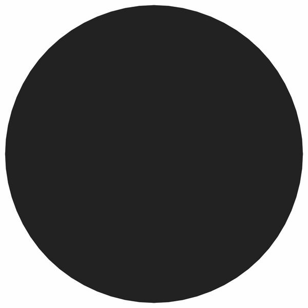 vidaXL Klebende skrue deksel 2 pcs Svart &Oslash; 20 x 0,5 mm Belagt papir