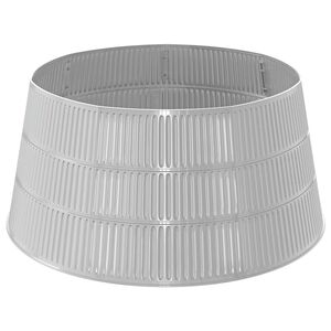 vidaXL Julekjole Kjegleformet S&oslash;lv &Oslash; 56 x 25,5 cm Plast