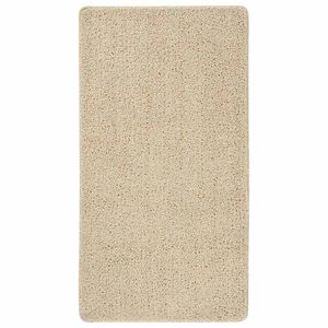 vidaXL Flossteppe kremhvit 80x150 cm sklisikkert