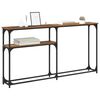 vidaXL Konsollbord Gammelt tre 145x22.5x75cm Konstruert tre