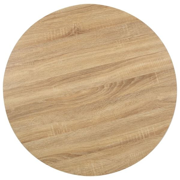 vidaXL Bistrobord lysebrun 80 cm MDF