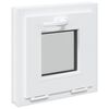vidaXL Kjellervindu Intern Farge Hvit RISOR 40 x 40 cm