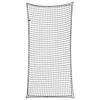 vidaXL Tilhengernett med elastisk tau svart 4x2 m PP