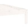 vidaXL Sengeramme hvit heltre furu 90x200 cm