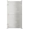 vidaXL Hageport 100x175 cm rustfritt st&aring;l