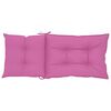 vidaXL Stolputer h&oslash;y ryggst&oslash;tte 6 stk rosa 120x50x7 cm stoff