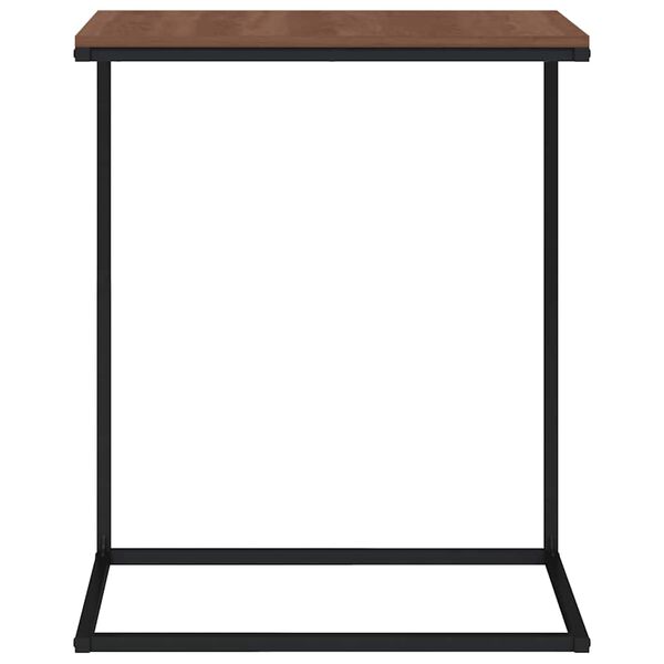 vidaXL Sidebord svart 55x35x66 cm konstruert tre