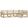 vidaXL Utend&oslash;rs sofa-sett 4 pcs Hvit 250 x 170,5 x 73 cm
