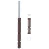 vidaXL Flytende hyllebraketter 12 Beige &Oslash;14 x 210 mm St&aring;l