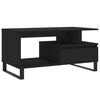 vidaXL Salongbord svart 90x49x45 cm konstruert tre