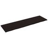 vidaXL Bordplate mørkebrun 220x60x(2-4) cm behandlet heltre eik