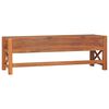 vidaXL TV-benk med skuffer 120x40x45 cm heltre teak