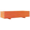 vidaXL Plantekasse voksbrun 110x40x26,5 cm heltre furu