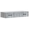 vidaXL Vegghengt Sidebord 87,5 x 34,5 x 17 cm Konstruert tre