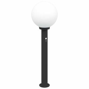vidaXL Pullertlampe med sensor 80 cm svart IP44