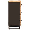 vidaXL Sideskap med skuff Brun 40 x 33 x 75 cm Massiv mango tre