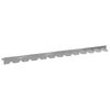 vidaXL Gjerdekant 30 pcs 102 x 4 x 4 cm St&aring;l S&oslash;lv