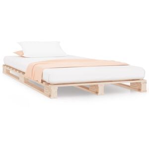 vidaXL Palleseng 90x200 cm heltre furu