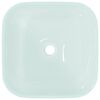 vidaXL Servant glass 42x42x14 cm frostet