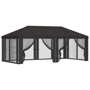 vidaXL Teltduk med sidevegger Antrasitt 600,5 x 300,5 cm Polyester