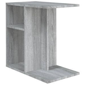 vidaXL Sidebord gr&aring; sonoma 50x30x50 cm konstruert tre