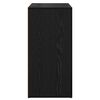 vidaXL Skap Corona 2 pcs Svart Eik 59 x 39 x 80 cm Konstruert tre