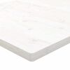 vidaXL Bordplate hvit 110x60x2,5 cm heltre furu