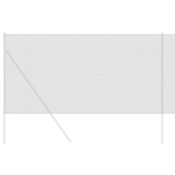 vidaXL Sveist trådgjerde Grå 1.2 x 50 m Stål