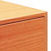 vidaXL Nattbord 2 pcs Vokset Brun 50 x 32,5 x 24 cm Heltre furu