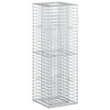 vidaXL Gabion hevet seng s&oslash;lv 50 x 50 x 150 cm Galvanisert St&aring;l
