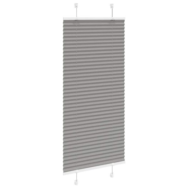 vidaXL pliss&eacute;gardin antrasitt 60x100 cm Stoff Bredde 59,4 cm Polyester