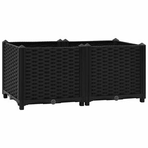 vidaXL hevet bed 80x40x38 cm polypropylen