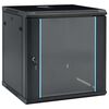 vidaXL Nettverksskap 12U veggmontert 19" IP20 600x600x640 mm