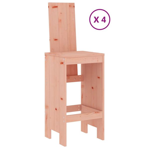 vidaXL Utendørs spisestue 5 deler heltre douglasgran