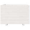 vidaXL Plantekasse hvit 70x70x49,5 cm heltre furu