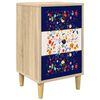 vidaXL Nattbordskap MAINZ Sonoma eik 36 x 33 x 60 cm Konstruert tre