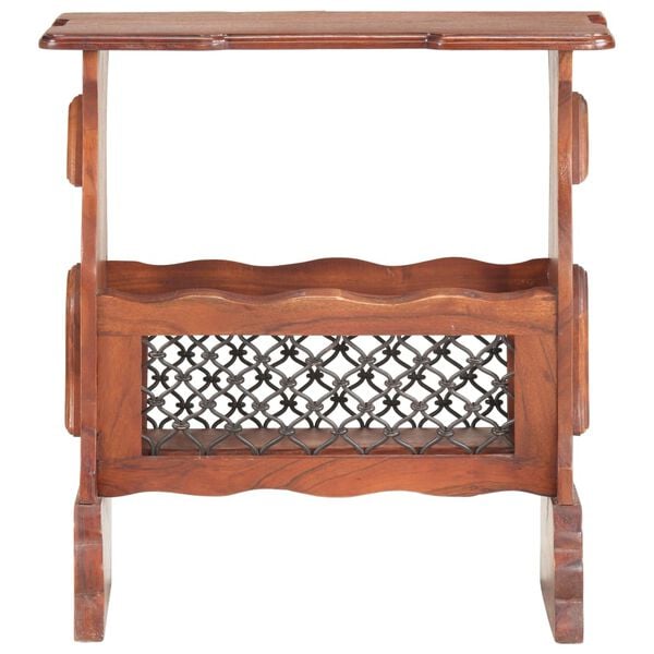 vidaXL Magasinhylle 50x30x53 cm heltre akasie