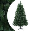 vidaXL Kunstig juletre 120 cm PVC og metall Gr&oslash;nn