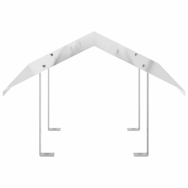 vidaXL Pipehette s&oslash;lv 60 x 60 x 38 cm Rustfritt St&aring;l