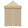 vidaXL Partytelt Beige 200 x 200 x 306 cm Oxford Stoff