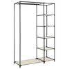 vidaXL Sammenleggbare garderober 2 stk kremfarget 110x45x175 cm stoff