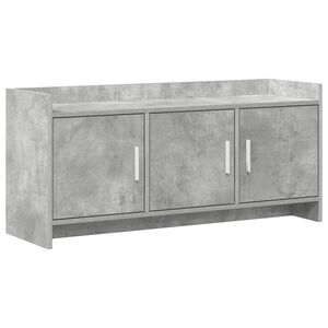 vidaXL TV-skap 102 x 33 x 47 cm Betonggr&aring; Konstruert tre