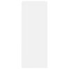 vidaXL Bokhylle hvit 80x30x76,5 cm konstruert tre