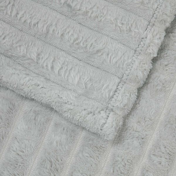 vidaXL Kastteppe Gr&aring; 200 x 150 cm Fleece