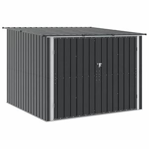 vidaXL Sykkelskjul 3 stk. Antrasitt 216 x 207 x 158 cm Metall