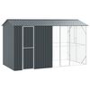 vidaXL Fuglebur Antrasitt 430 x 208 x 247 cm Galvanisert St&aring;l